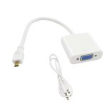 Micro-HDMI To Vga Adapter With Aux Cable