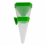 Triangle Rain Gauge 140MM Clear Plastic For Home & Garden