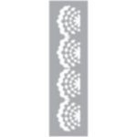 Stencil Petal Lace Border
