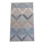 Ethnic Diamond 71X122CM White & Grey Carpet