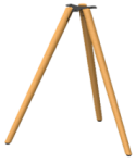 Wooden Floor Stand