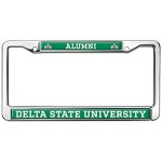 Delta State University Alumni Logo Full Size Standard License Plate Metal Frame