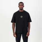 Pop Art Badge Boxy Tee- Black - 3XL
