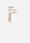 Puma Mens 2 Pk Mid Calf NO.1 Logo Socks - White & Camel