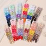20-Piece Set Macaron-Colored Cute Butterfly Hair Clips For Kids Fun & Colorful Hair Accessories All-Season Polyester Bow Clips With Iron For Daily & Casual