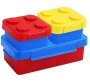 Generic 6-PIECE Stackable Brick Lunch Boxes 4 Containers Lunch Box 800 Thermoware