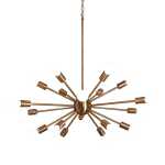 Supernova Metal Pendant Light Medium Gold Black - Black