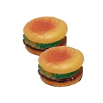 Squeaky Hamburger Dog Toy 7 X 5CM