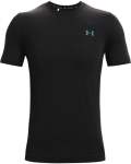 Men's Ua Rush Seamless Short Sleeve - BLACK-001 LG
