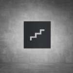 Stairs Sign - Black - Powder Coated Aluminum