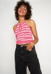 Knit Crop - Pink Wave