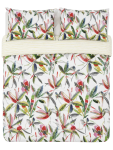 Double Bed Botanical Comforter - 200 X 200 Cm White