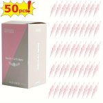 50PCS Tattoo Needle Cartridges - Mixed Sizes 3RL 5RL 7RL 9RL 11RL Round Liner Disposable Plastic Needles For Tattoo Artists And
