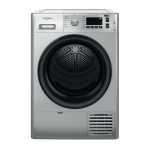 Whirlpool 8.0KG Silver Freestanding Condenser Tumble Dryer - FFTCM118BSK