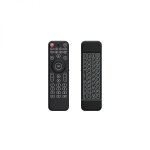 Rii 2IN1 Dual-sided Qwerty|airmouse Wireless Remote – Blac