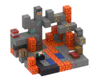 143-PIECE Magnetic Minecraft Blocks-build Mine Magnet World- Cave Adventure