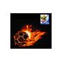 Esquire Official Fifa 2010 Licensed Product-ball-on-fire Mouse Pad-purchase As A M Moire Of The 2010 Soccer World Cup In South Africa Retail Box