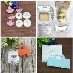 4 Different Styles Of Card Head Metal Cutting Dies Diy Scrapbook Paper Album Crafts Mold Card Cutting Template
