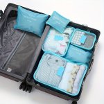 6PCS Travel Organizer Set - Waterproof Polyester Odorless For Shoes Clothes & Accessories