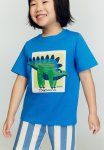 Printed T-Shirt - Blue