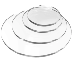 Acrylic Blanks : Various Circle discs 20 To 50CM In 1.5 2 3 Or 5MM