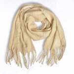 Fluffy Fringe Knit Scarf - Butter Free