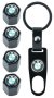 Bmw Valve Cap And Key Ring Set