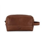 Toiletry Bag - Dark Brown - One Size