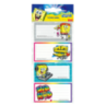 Spongebob Book Labels 16 Pack Design May Vary