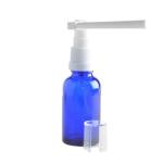 20ML Blue Glass Aromatherapy Bottle With Throat Sprayer 18 65