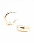 Goldair Gold Teardrop Hoop Earrings