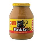 Black Cat Smooth Peanut Butter - No Sugar & No Salt - 800g