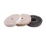 Buffing Wheel Kit 3PCS 100MM White & Denim Stiched & Sisal Polishing