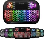 MINI 2.4GHZ Backlit Wireless Keyboard Touchpad For Android Tv Box PC 7 Colour - Boredbox