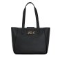 K/signature Medium Tote -black/gold