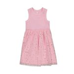 Younger Girl Rib Mesh Dress