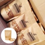 Kraft Doy Zipper Pouch With Window 20X30+8CM 1X50