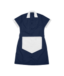 - Women's Three Piece Housekeeping Uniform Shweshwe - Navy