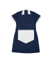- Women's Three Piece Housekeeping Uniform Shweshwe - Navy