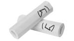 Silicone Foam Grips - White