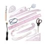 15 Piece Sewing French Curve Ruler Set Dressmakers Ruler Clear Pattern