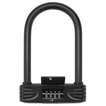 Kenrone Heavy Duty Bike U Lock 4 Digit Combination Password Bicycle Lock With U-lock Shackle Waterproof No Key Bike U-locks For