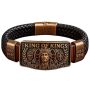 King Of Kings Faith Bracelet - Adjustable Christian Wristband Gift Christ Is My Strength Religious Inspirational Wristband Christian Gift For Men Hu