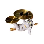 Chill Dog Two Plate Figure White Or Black - Black Right
