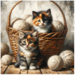 CAT Ster Cushion Or Cushion Cover Tortoiseshell