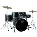 MAPEX Comet Rock Drum Kit -yellow Grain With 2 Cymbals And 4-PIECE Hardware