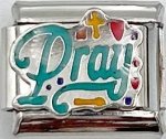 Pray 9MM Charm