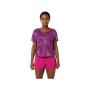 ASICS Women's Sakura Aop Ss Top - Yo Zakura Aop - Large