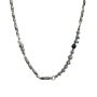 Men's Titanium Steel Spliced Mobius Hip Hop Chain Necklace