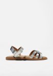 Cotton On Georgie Cross Over Sandal - Silver Metallic